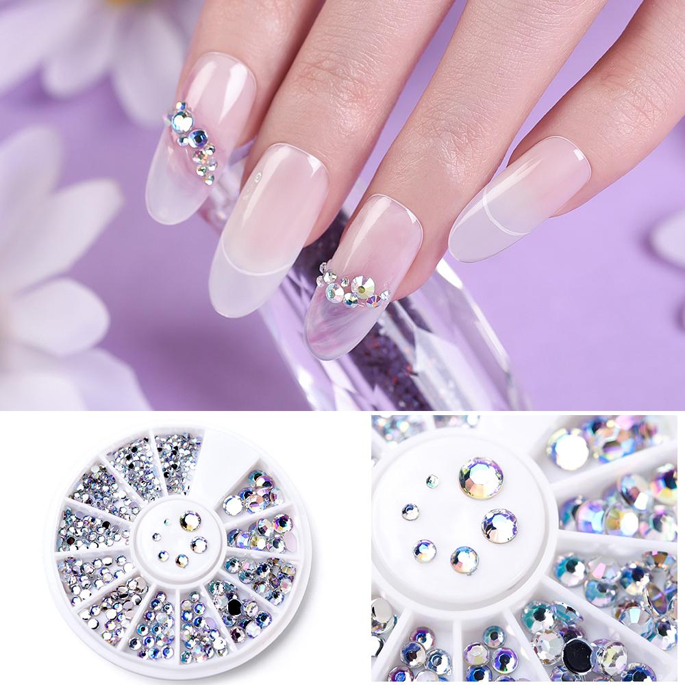 kads AB круглые украшения для дизайна ногтей, стразы для дизайна ногтей, аксессуары для украшения ногтей, принадлежности со стразами