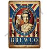 Beer Tin Sign Retro Wall Plaque Art Club Pub Bar Poster Home Decor Metal Sign Wall Decorations Vintage Cafe Mural Plate Brand