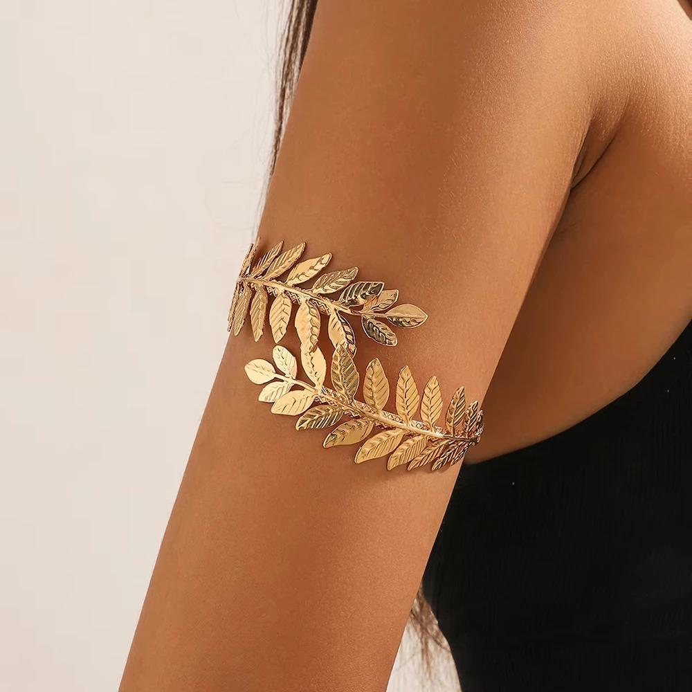 Vintage Hyperbolic Layered Wide Wire Bracelet Cuff Bangle for Women New Elegant Exaggerated Wrist Wrap Bangle Hand Jewelry Gift