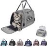 Pet Carrier Bag Portable Pet Handbag Breathable Airline Approved Two Sided Shoulder Bag For Dog and Cat Dog Accessories