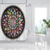 Mandala Waterproof Fabric Shower Curtains Bathroom Curtain Accessories Bath Curtain 180x200cm 240*200cm Boho Decoration Vintage