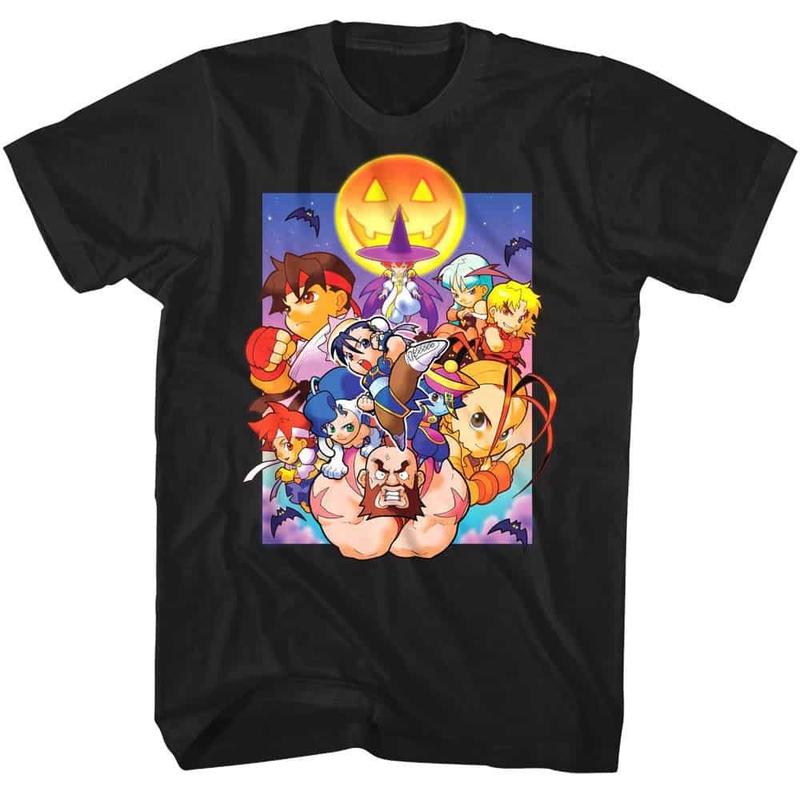 Street Fighter Spooky Halloween Chibis Unisex T-Shirt