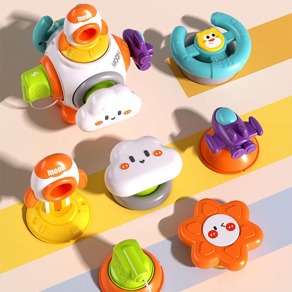 Busy Cube Cartoon Ball Busy Puzzle Hand Catch Ball Sensory Toy Educational Activity Cube for Baby