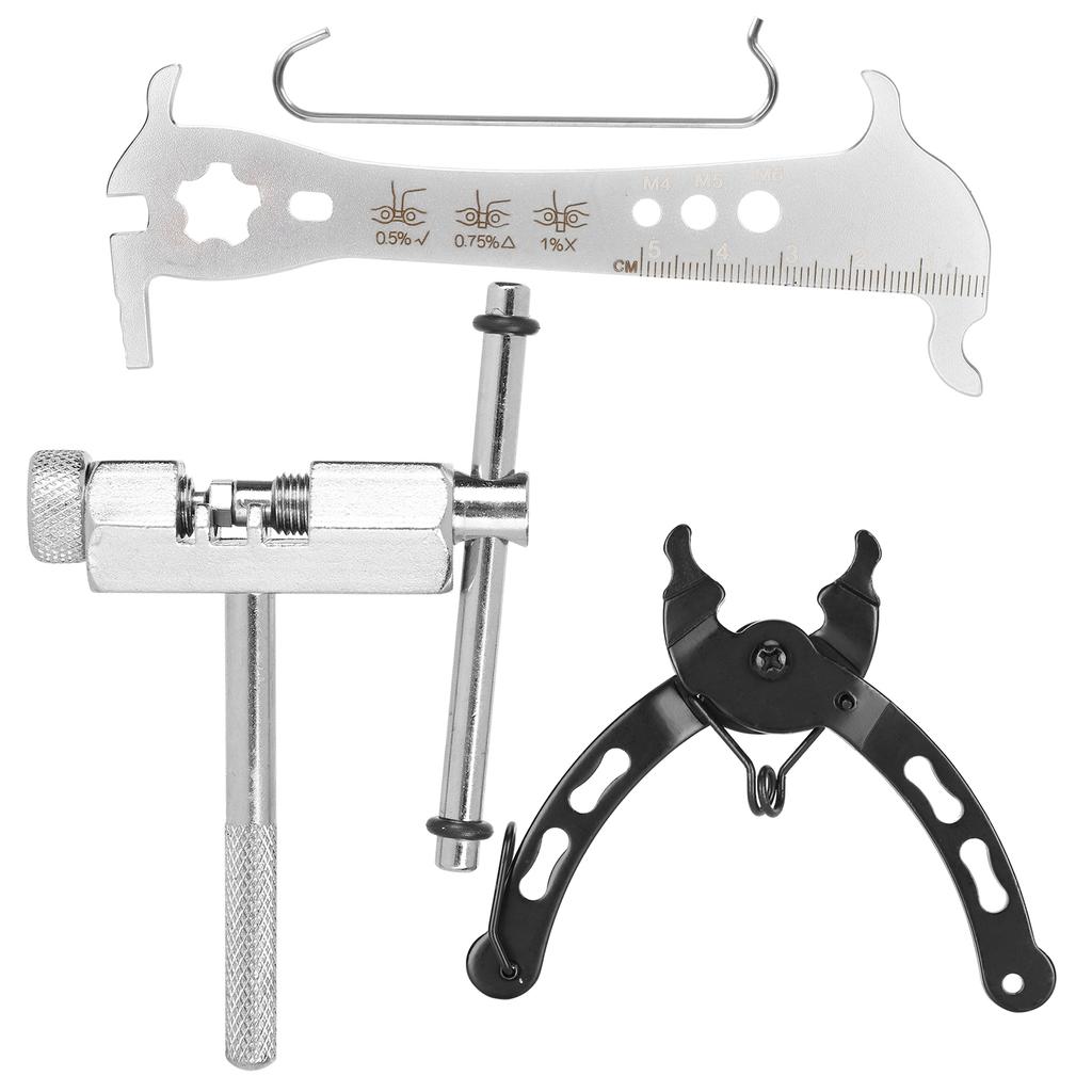 Инструмент для снятия и установки велосипедной цепи, кусачки, шаблон для проверки износа, набор инструментов для ремонта, быстросъемный для горного и шоссейного велосипеда