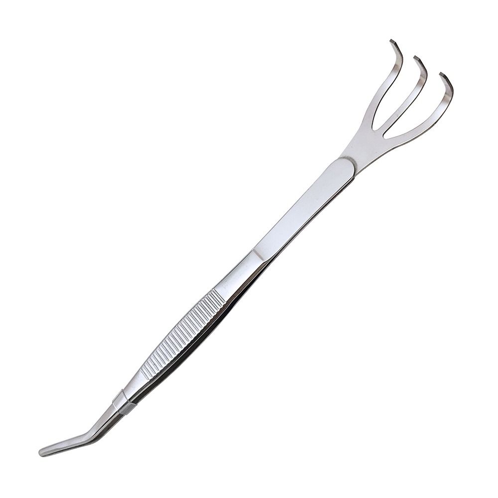 Handheld Stainless Steel Root Rake Mini Gardening Rake Garden Utensils Bonsai Tweezers Loosen Soil