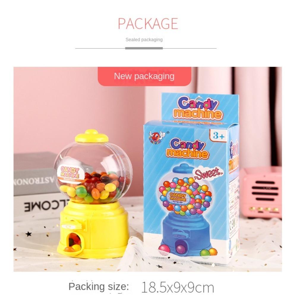 Plastic Candy Machine Cute Candy Dispenser Portable Bank Deposit Box Sweets Machine Nice Gift for Children Home Decor