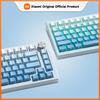 Xiaomi Градиентные синие кейкапы с боковой печатью, профиль Cherry, double shot PBT, 136 клавиш для переключателей Cherry Gateron MX, игровая клавиатура