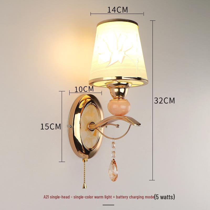 2025 Современный теплый настенный светильник для спальни, гостиной, столовой и лестницы