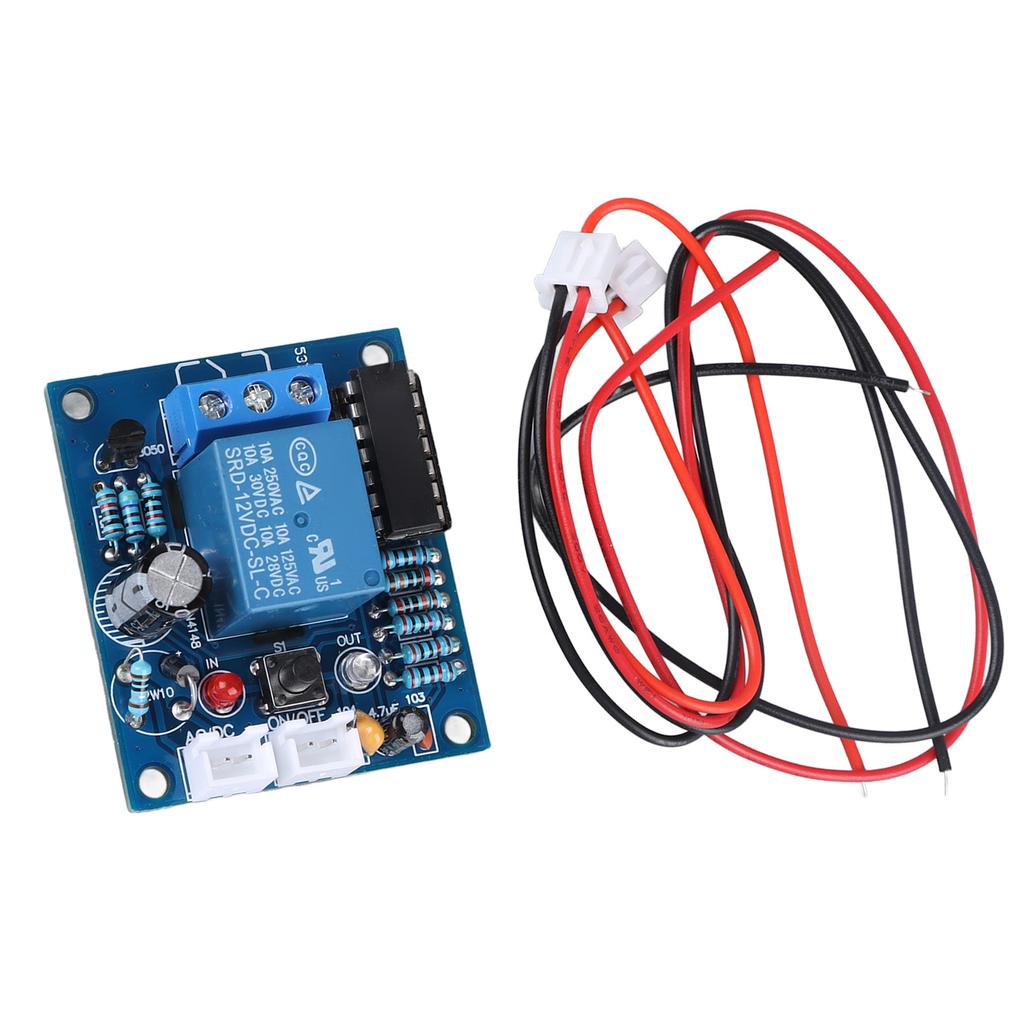 XH‑M127 1 Button Switch Control Board High Performance Reset Self Locking Button Power Supply Switch Module