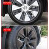 Для Tesla Hub Cover 19 дюймов 4 шт./компл. Auto Hub Cover Modification Decorative Protection Wheel Ring Подходит для Tesla Model Y 2020-2024