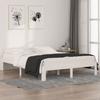 VidaXL Bed Frames White Solid Wood 150x200 Cm Extra Large 810371
