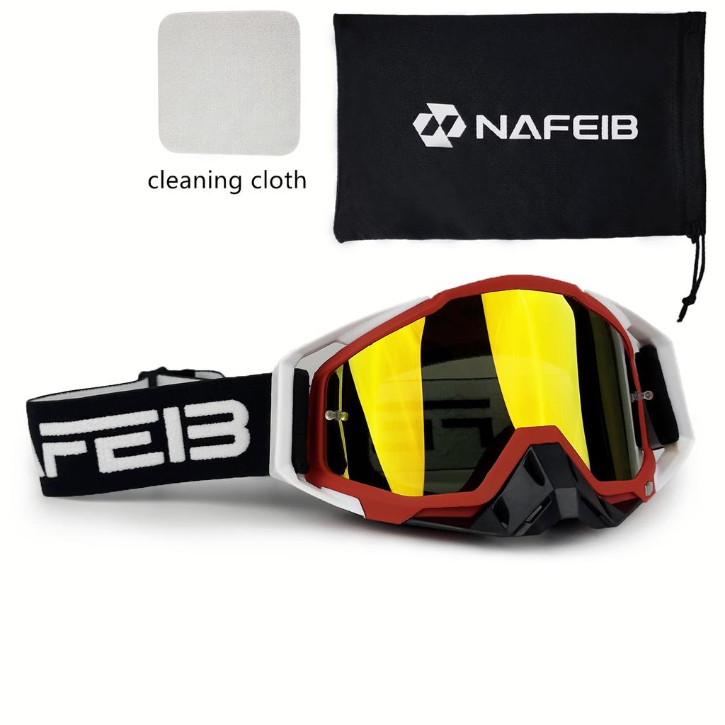NAFEIB Motocross Sunglasses Motorcycle Glasses For Man MX ATV Windproof Protection Cycling Racing Off-Road Goggles