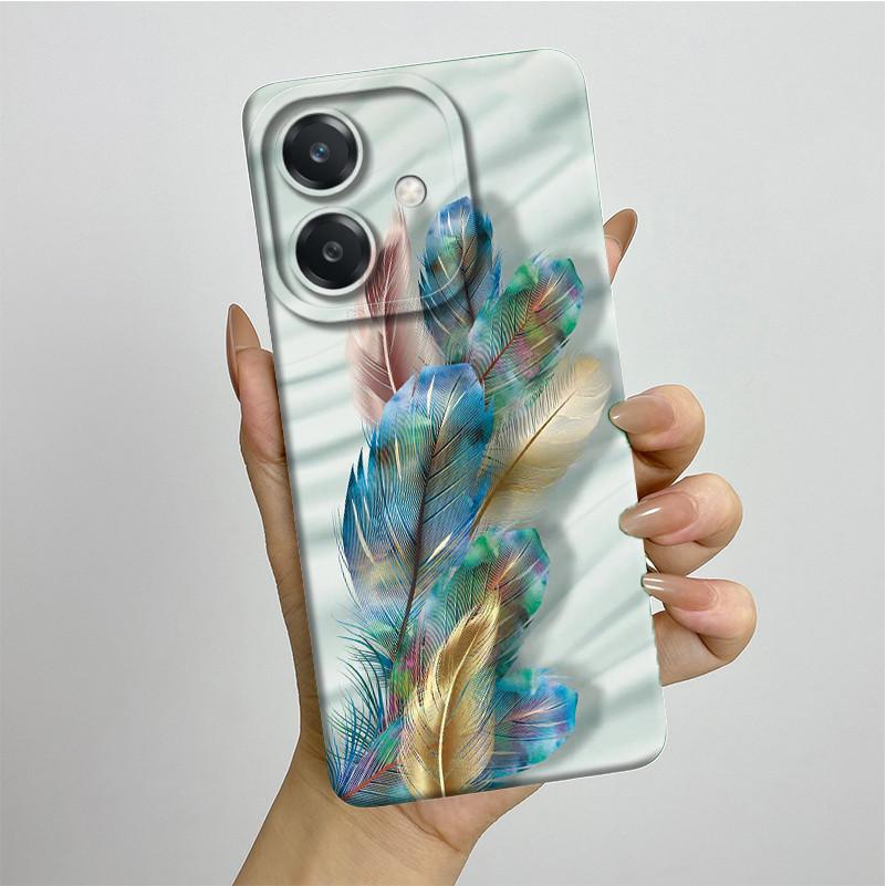 For OPPO A3 4G Phone Case A40 A40m CPH2669 CPH3669 Soft Silicone Sweet Painted Funda Coque Cartoon Printed Protective Back Cover