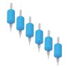 20pcs Disposable Tattoo Handle Grip Silicone Prevent Slip Tattoo Machine Grips for 5RT Needle Blue