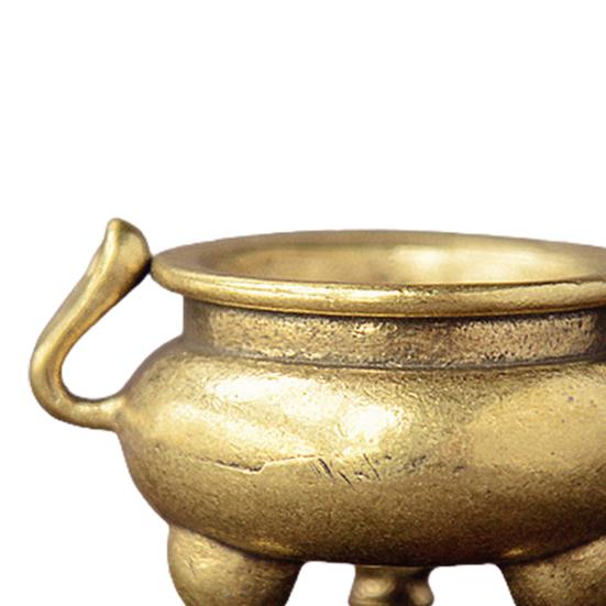 Держатель для благовоний с узором лотоса, облегчение беспокойства, латунная нежная латунная палочка для рукоделия, курильница для украшения