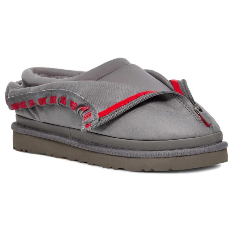 UGG Тапочки Tasman Shroud Zip Slipper темно-серые мужские кроссовки 1144114-DGRY
