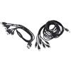 Эффективный USB-кабель для зарядки, шнур питания с разъемами USB 5Pin и Type C для одновременной зарядки шести устройств