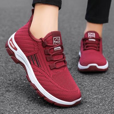 Обувь женская летняя спортивная обувь мягкая подошва удобная обувь для бега летящий тканый дышащий повседневная обувь групповая покупка от сообщества женская обувь
