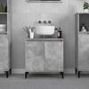 VidaXL Sink Cabinet Concrete Grey 58x33x60 Cm Engineered Wood 821264