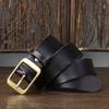 Ремень мужской итальянский выцветший винтажный первый слой коровьей кожи с пряжкой из натуральной кожи простой универсальный повседневный ремень для брюк