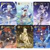 Оригинальные карты Genshin Impact Том 1 Карты для игры «Призыв Гениев» TCG Боевая карта Уровень редкости 4 Аниме Игра Коллекционная карта Детские игрушки Подарки
