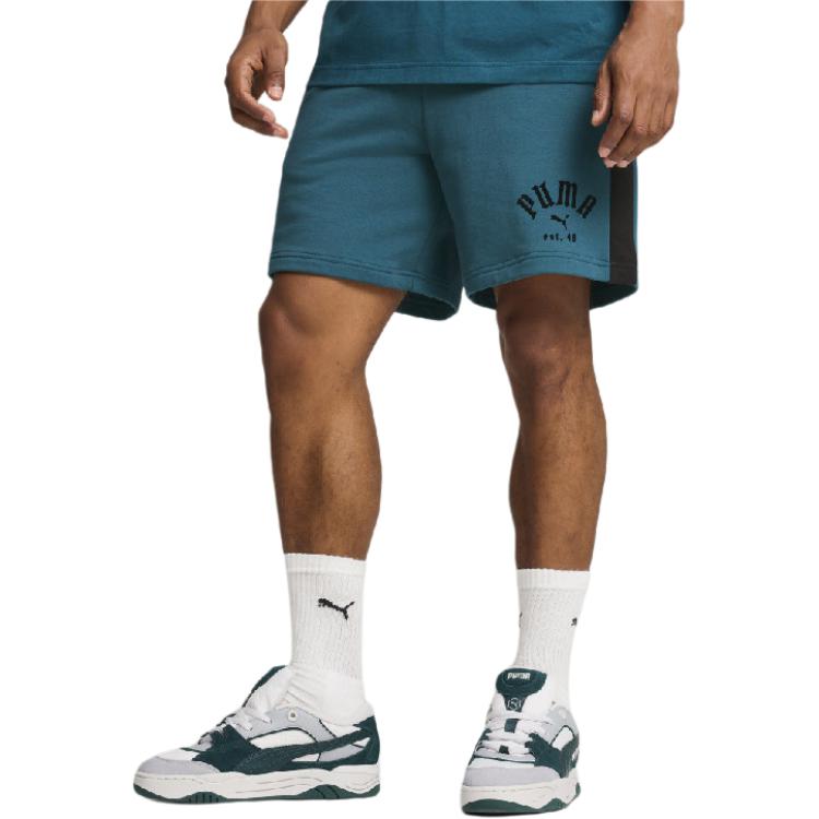 Puma Повседневные шорты мужские Холодный светло-зеленый Умеренные 628457-22