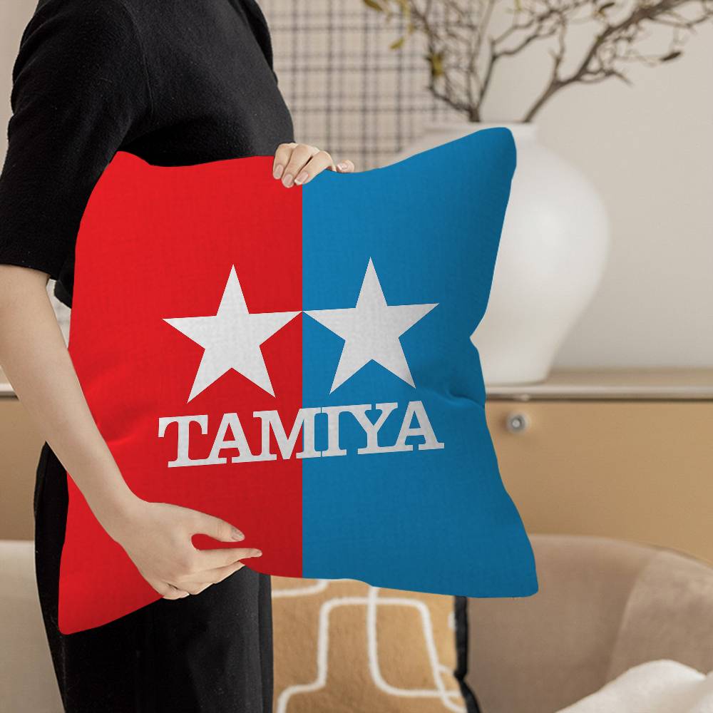 Подушка с логотипом T-Tamiya Наволочка Мультяшный Подарок Чехол для Подушки Спальня Дом Диван Стул Сиденье Декор Наволочка