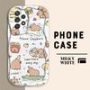 Милый чехол для телефона с капибарой для Samsung Galaxy A10 A20 A30 A50 A50s A02 A03 Core A04 A05 A12 A13 A15 A16 5G