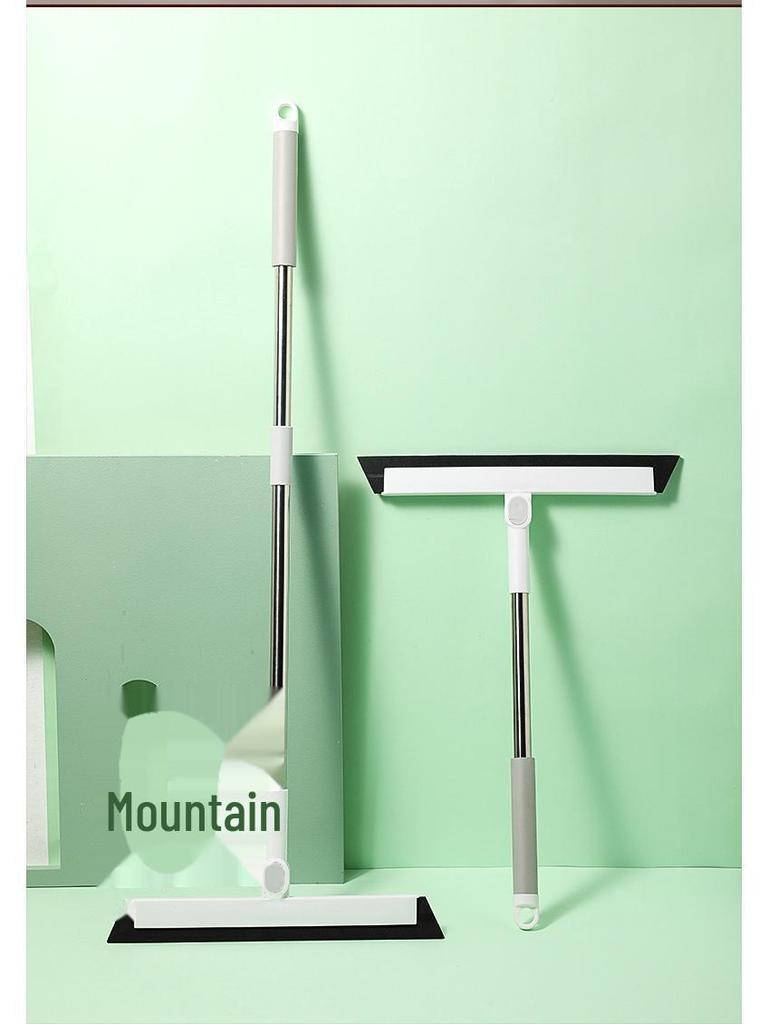 110AAC Длинная ручка съемная щетка-скребок для пола для уборки ванной комнаты и кухни