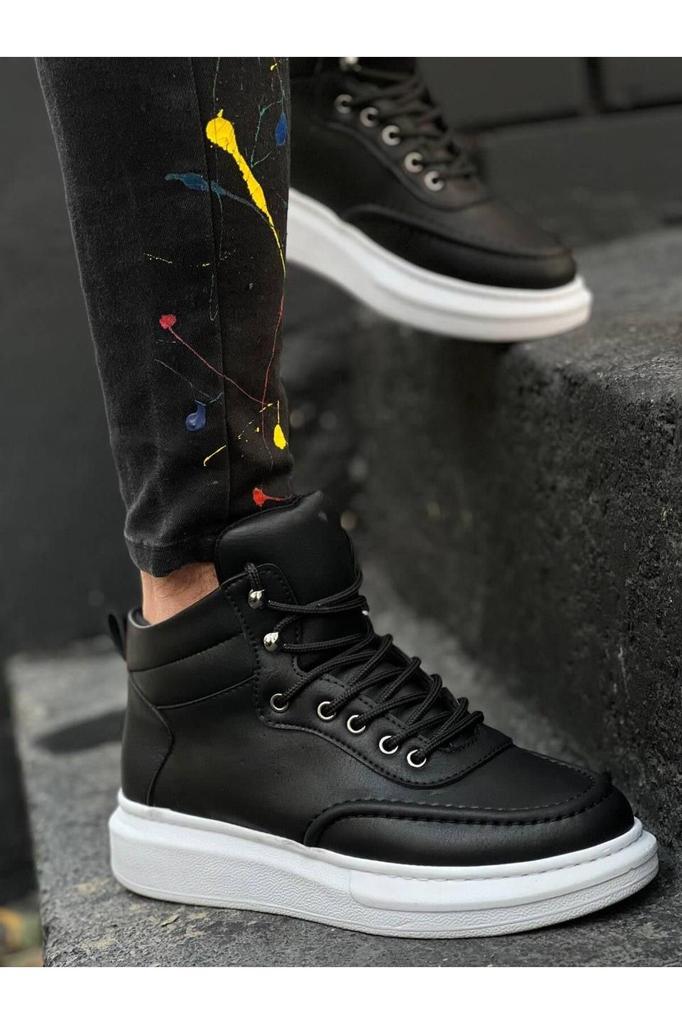 Men's Fashion Faux Leather Flat Heeled Booties Bootie Skin Lace Up Bootie Orthopedic Sole Half Ankle Boots Shoes