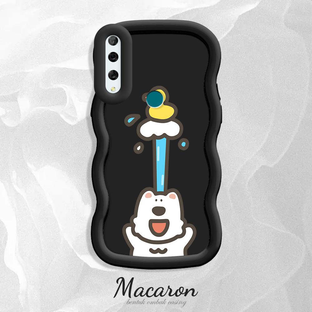 Окрашенный узор Big Wave Edge Мягкий силиконовый материал Macaron чехол для телефона противоударный защитный резиновый чехол для iPhone Huawei Honor Infinix Tecno