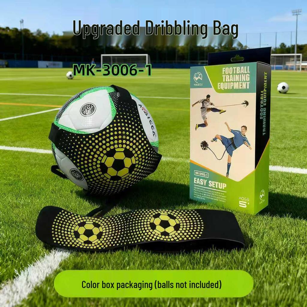 Juggling Ball Control Strap for Training: Beginner to Pro | Elastic Spin Kick Tool with Color Box Packaging