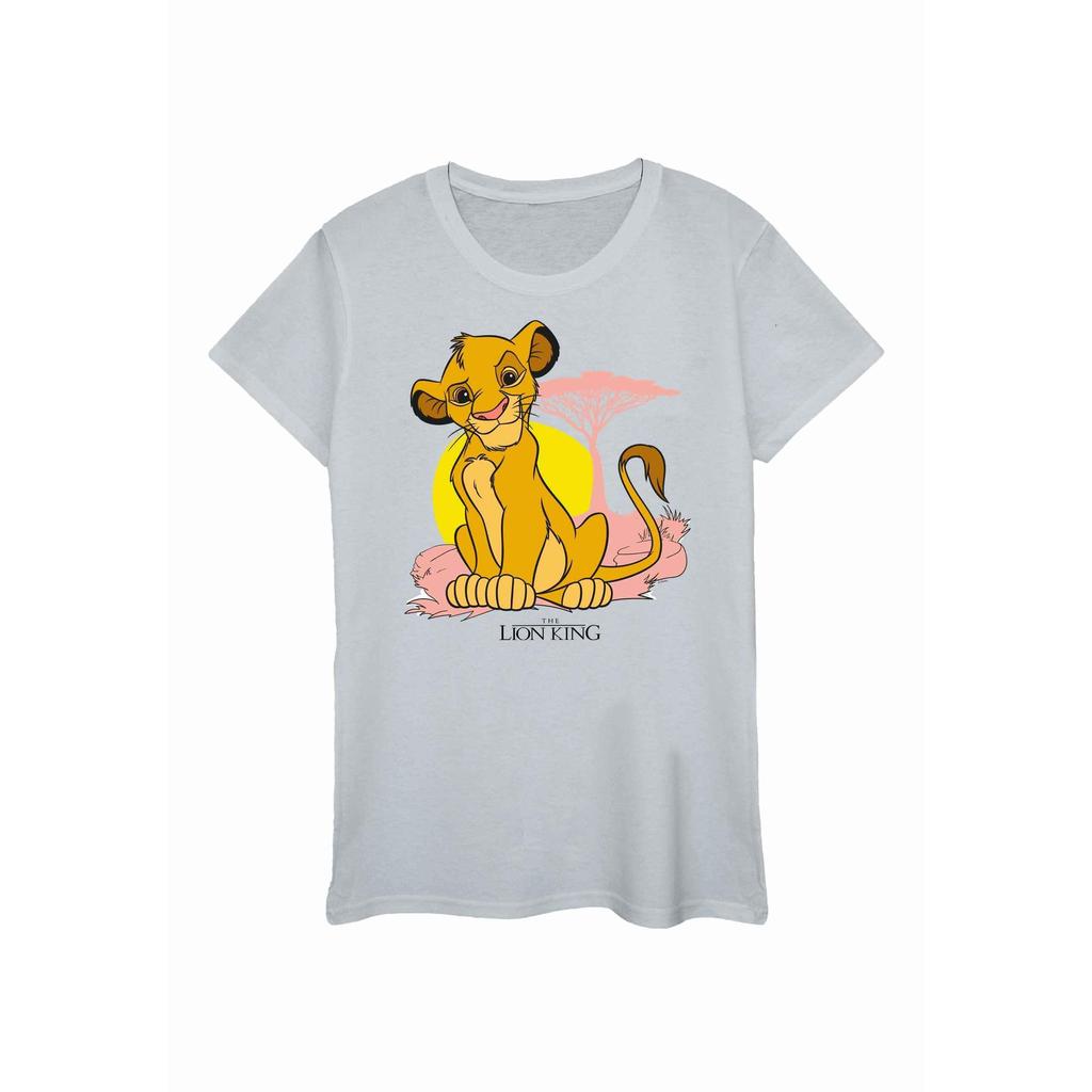 Disney Womens/Ladies The Lion King Simba Pastel Cotton T-Shirt