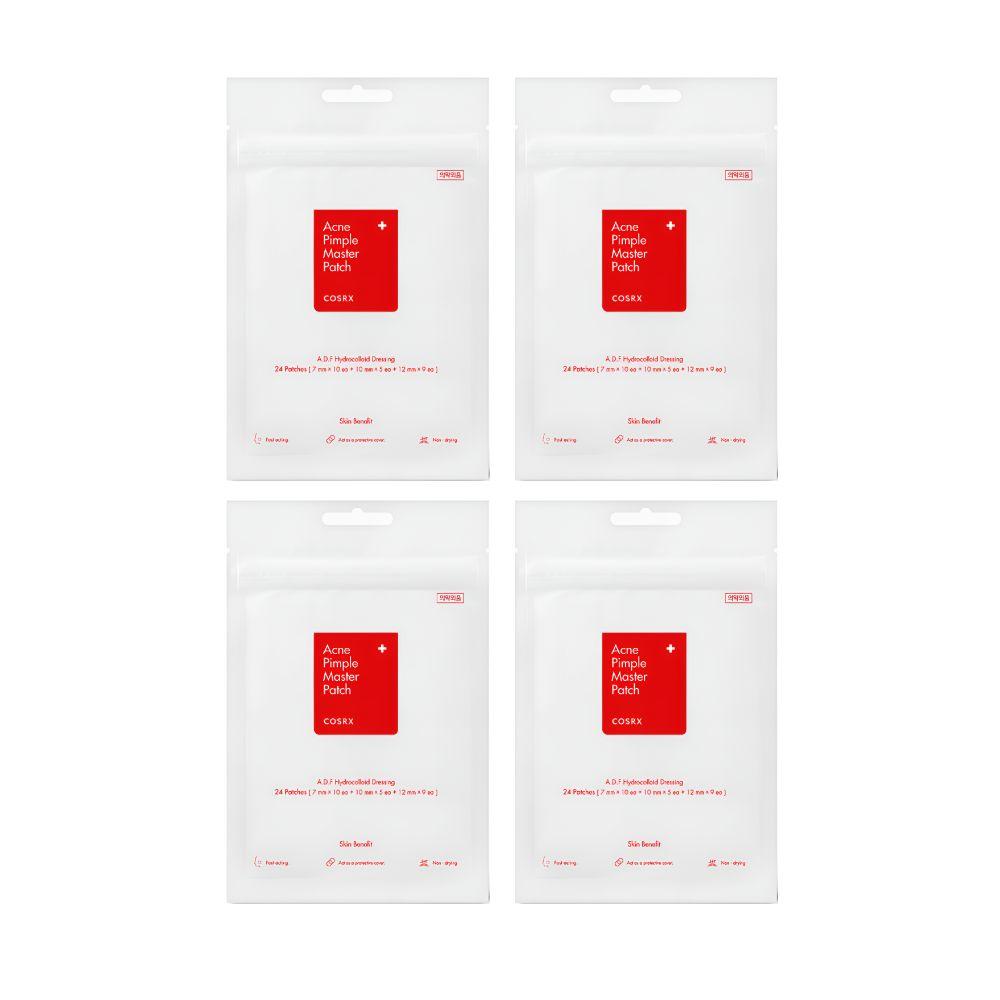 COSRX Пластырь от прыщей Acne Pimple Master Patch Точечное средство от прыщей Пластырь от прыщей 24 пластыря x 4 набора