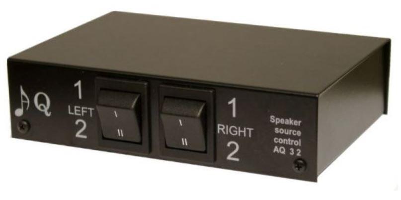 AQ32 Amplifier/speaker Switch, Switching Two Amplifiers To One Pair of Speakers Without Loss of Quality., Acoustique Quality