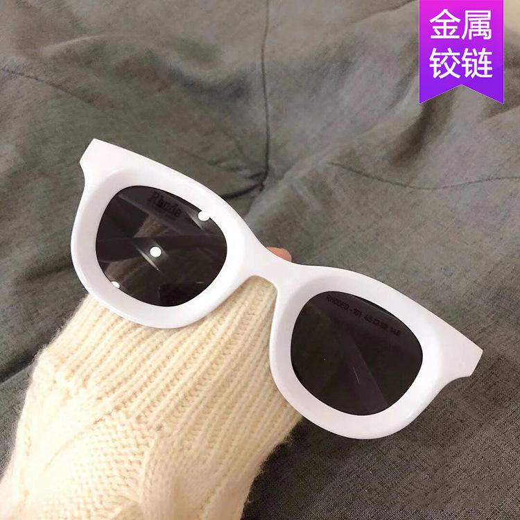 European and American hip hop concave sunglasses new personalized sunglasses ins retro street photography trendy dancing sunglasses