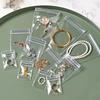 50pcs-Clear Antioxidant Jewelry Bag Small Jewelry Organizer Ring Earring Storage Bag