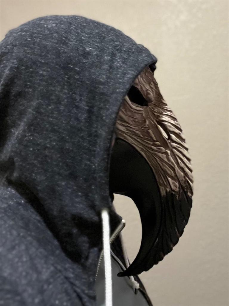 Gothic Black Death Plague Doctor Mask Halloween Party Cosplay Steampunk Bird Beak Mask Scary Costume Long Nose Crow Beak Masks