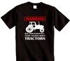 Tractor Farmers T-Shirt | Warning May Spontaneously Start Talking About Tractors