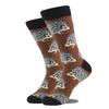 Happy Funny Socks Men Animal Lion Sloth Shark Crazy Design Sokken Unisex Novelty Violin Carrot Crew Skateboard Calcetines Hombre