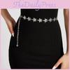 Shiny Waist Metal Chain With Star Pattern For Dresses And Skirts Wear Summer