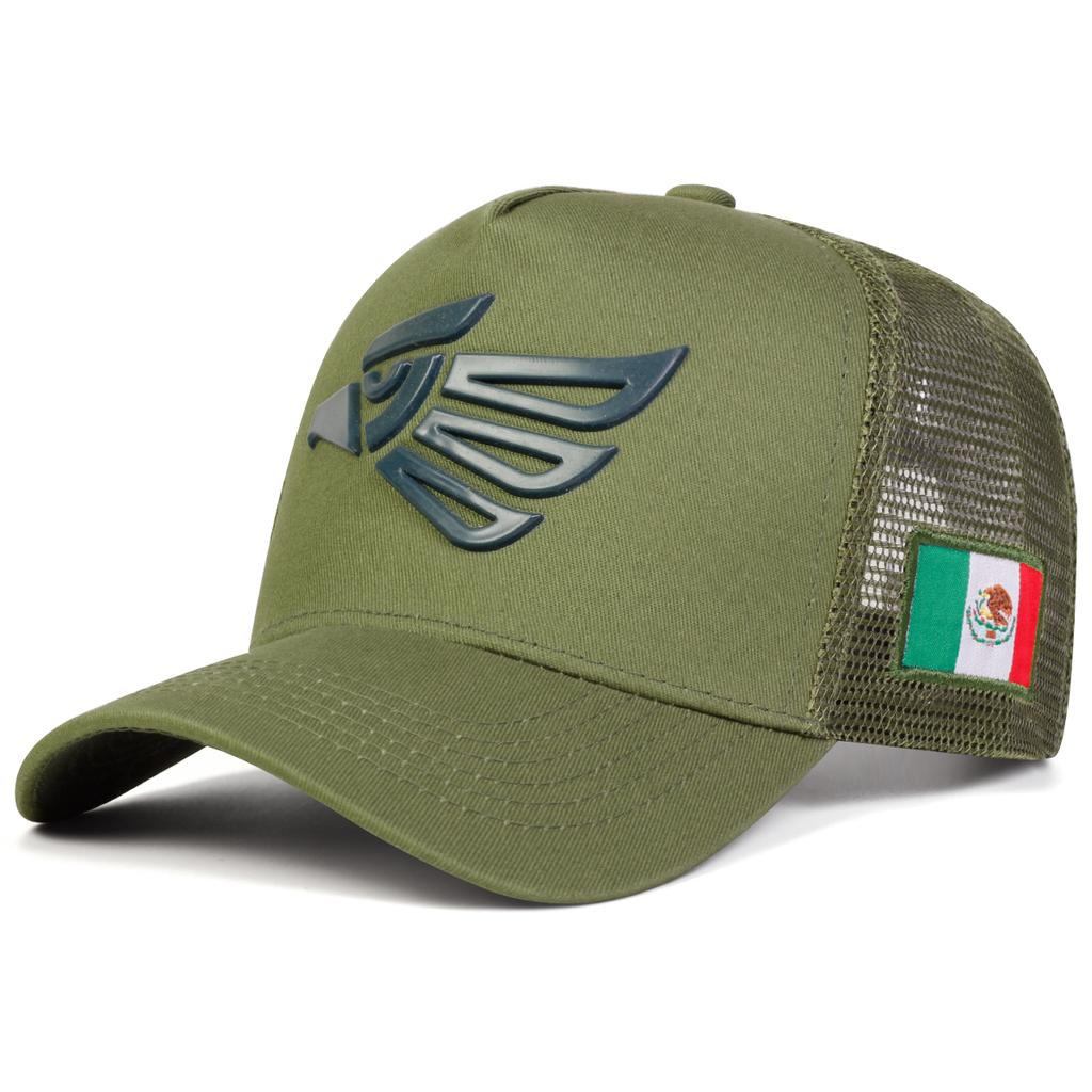 Unisex Mexican Eagle Label Baseball Net Caps Spring and Summer Outdoor Adjustable Casual Hats Hip Hop Hat Sunscreen Hat
