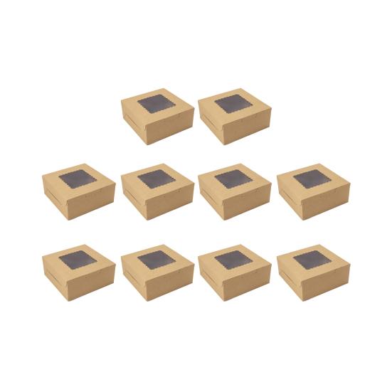 Прочное окно коробки для торта видимое прозрачное, держите в чистоте