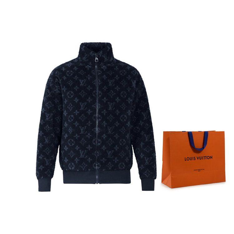 Louis Vuitton Куртка мужская темно-синяя 1A8ECV