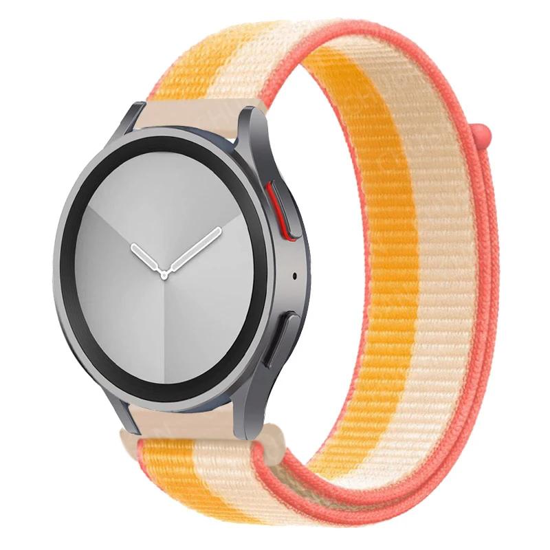 Nylon Loop Band For Samsung Galaxy Watch 6/5/pro/4/Classic/active 2 43-47-44mm 20mm/22mm Sport Bracelet Huawei Gt 4/2/e/3 Strap