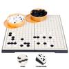 Jeu de Go magnétique - ENGELHART - Goban pliable 19x19 36x36 cm - 361 pierres magnétiques - Rangement intégré - Format voyage