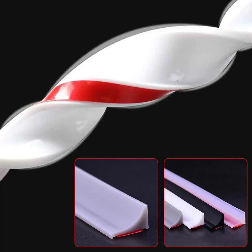 Self-Adhesive Silicone Bathroom Water Stopper Water Retaining Strip Bendable Bathroom Door Washing Machine Shower Dam Barrier