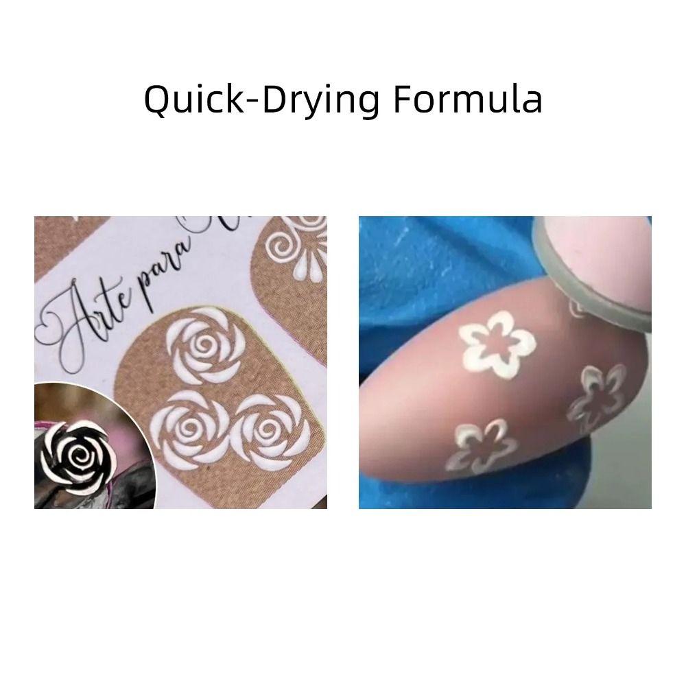 6/10/15pcs Stamping Plate Nail Art Stamp Pen Set Nail Art Stamper Kit Manicure Tool