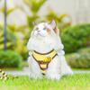 Bee Shaped Small Dog Harness And Leash Set Cartoon Puppy Walking Vest Harness with Wing for Small Dogs Cats