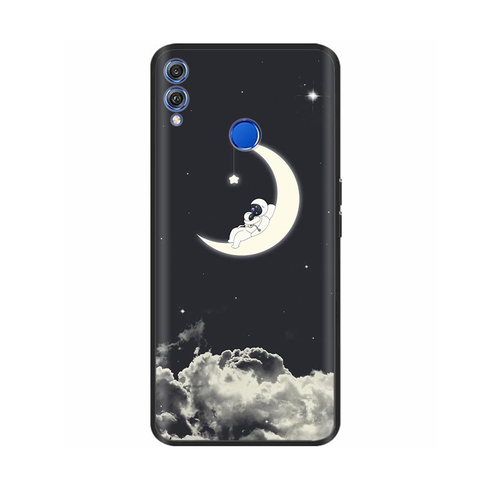 Чехол для телефона Honor 8X Чехол Мягкий ТПУ Силиконовая Задняя Крышка Для Huawei Honor 8X Чехлы Ударопрочный Honor8X Милый Расписной Чехол Fundas